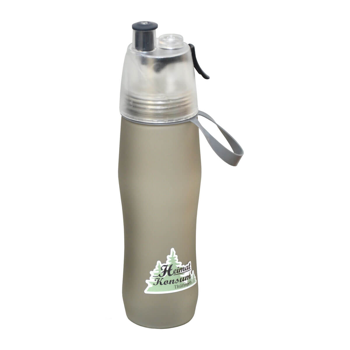 Fitness-Trinkflasche mit Sprühfunktion