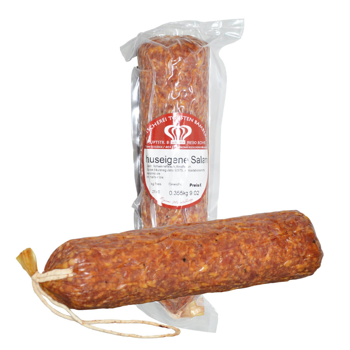 Traditionelle südthüringer Hausmacher-Salami