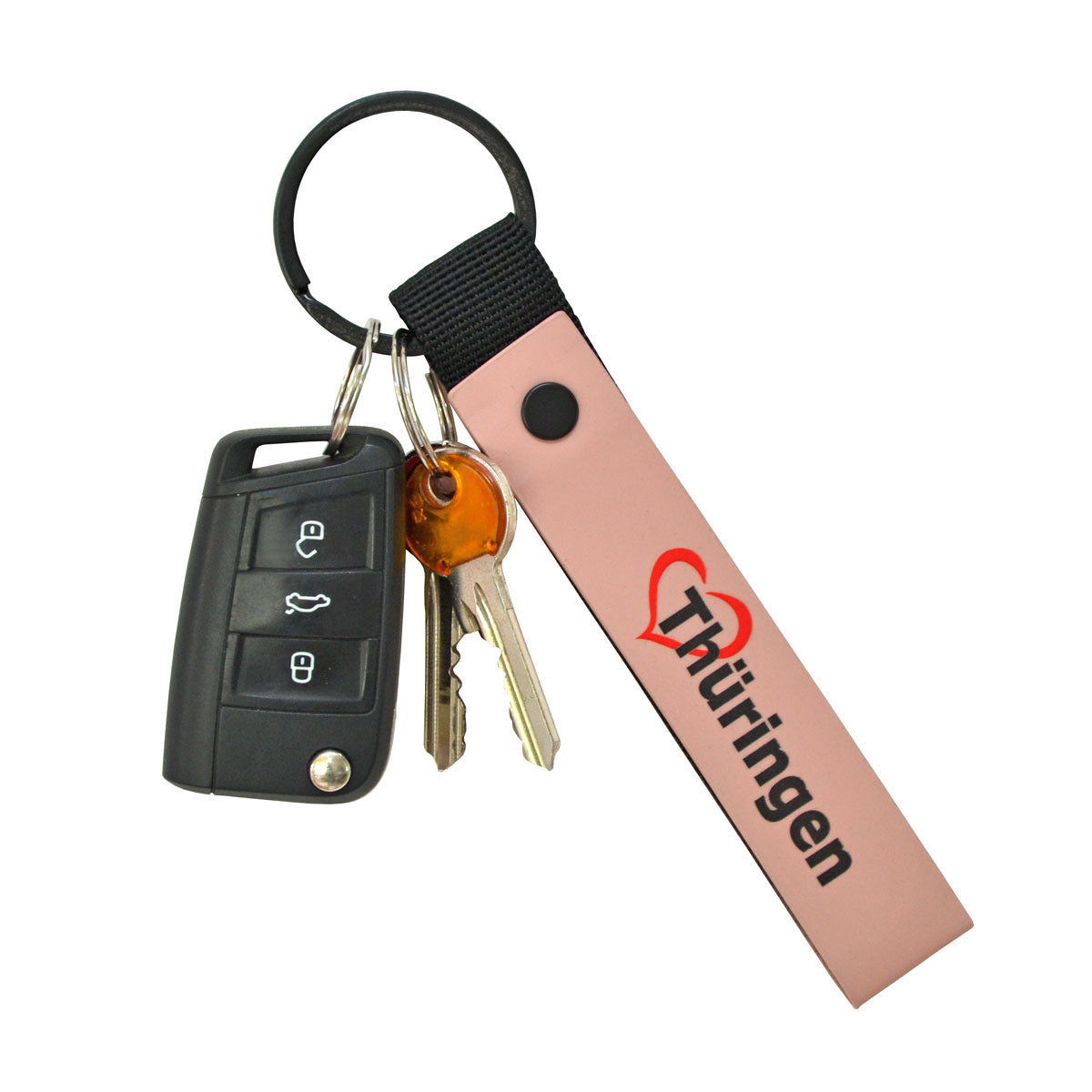 Schlüsselanhänger hellrosa