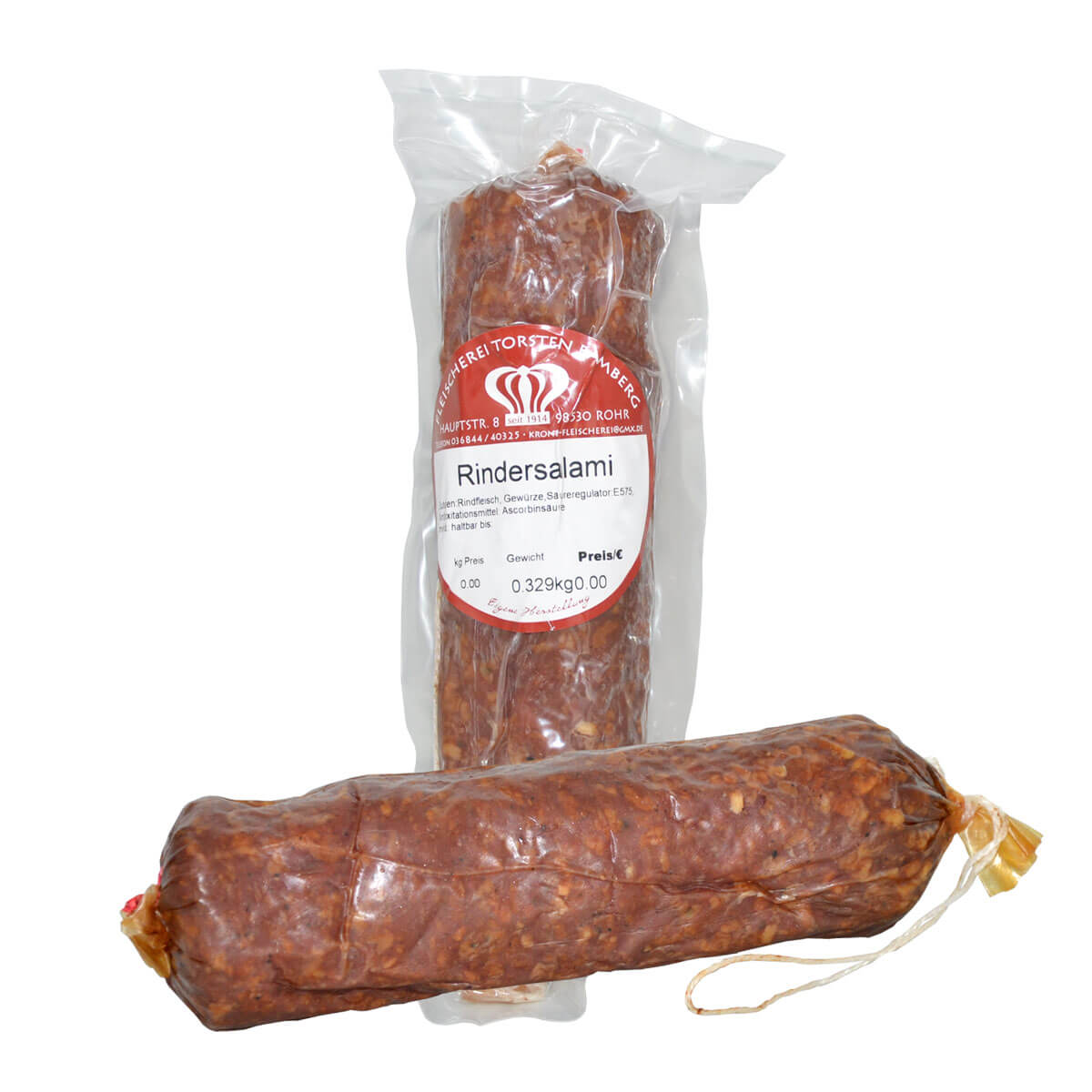 Südthüringer Rindersalami